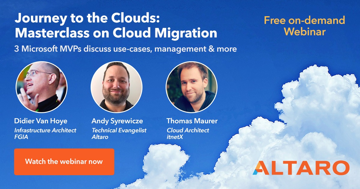 Free Cloud Migration webinar