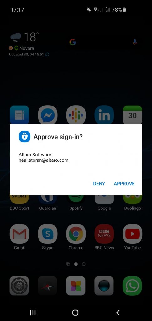 Office 365 2 Factor Authentication Mobile Sign In