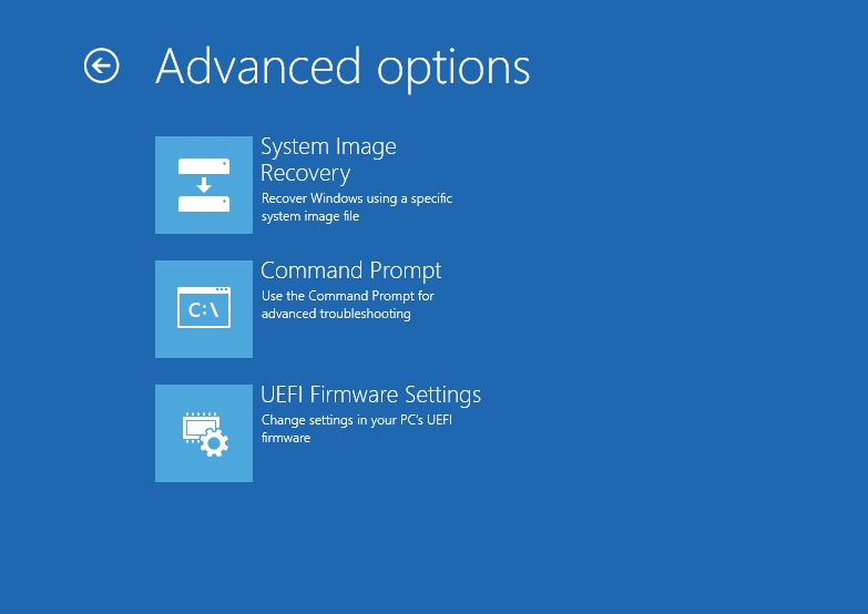 Windows Server advanced installation options