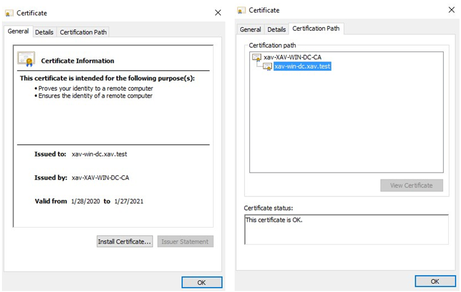 3. Copy and paste the content of the certificate in a notepad