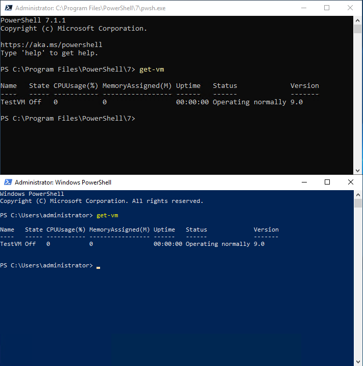 Comparing PowerShell Core with Windows PowerShell
