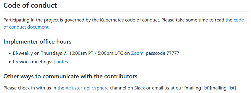“Contributors to Open-Source projects usually sync up in meetings and in dedicated Slack channels”