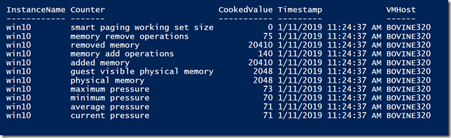 Formatted performance counters in PowerShell