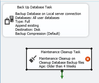 SQL Server Maintenance Cleanup Task