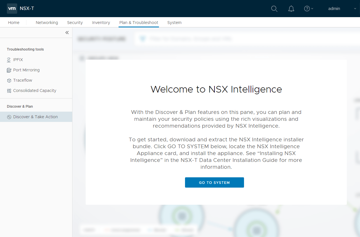 VMware NSX-T NSX Intelligence provides a modern security solution