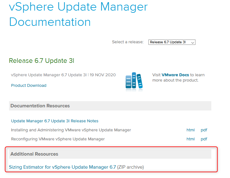 vSphere Update Manager Documentation